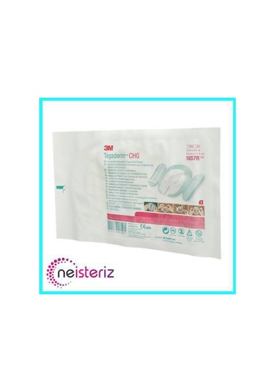 3M Tegaderm 1657R Chg Şeffaf Film Örtü Jelli 8.5 x 11.5 CM 10 Adet