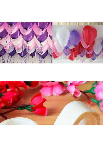 Sticker Damla Model Çift Taraflı Yapışkan Balon  Yapıştırıcısı
