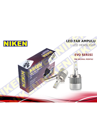 H7 Led Xenon Far Ampul Evo Montaj Volkswagen