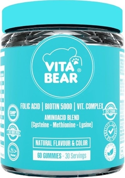 Vıta Bear Strong Haır 60 Kapsul Gummıes