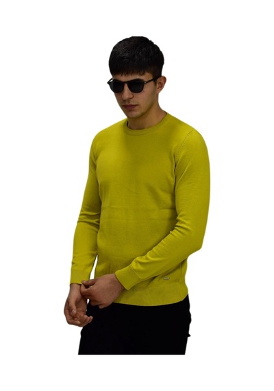 Erkek Spor Düz Sıfır Yaka Kazak R22920 Bgl-st03182 001