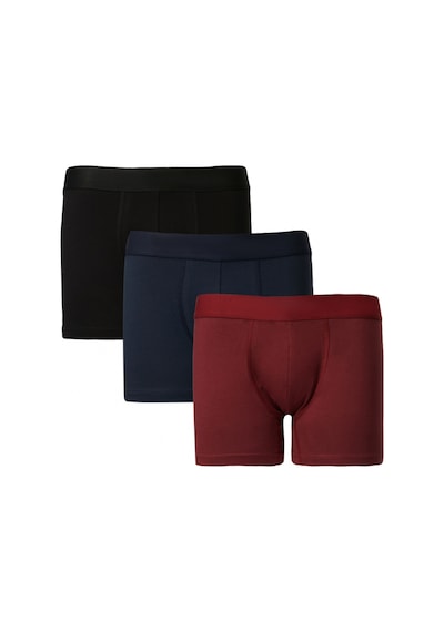 Ac&Co / Altınyıldız Classics Erkek 3'Lü Boxer Paketi Bordo - Lacivert 4A03212P3007Brll