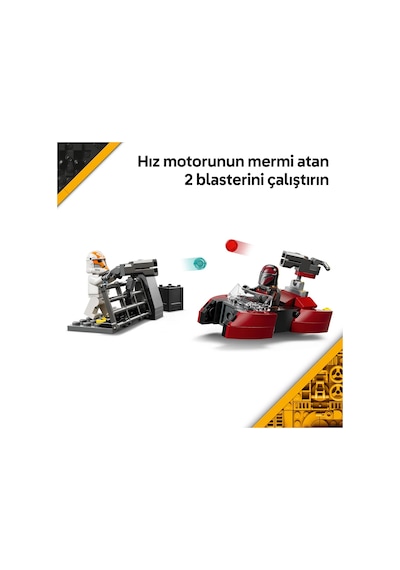 LEGO® Star Wars™ Mandalore Kuşatması Savaş Paketi 75449 - 6 Yaş ve Üzeri Çocuklar için Yaratıcı Oyuncak Yapım Seti (116 Parça)