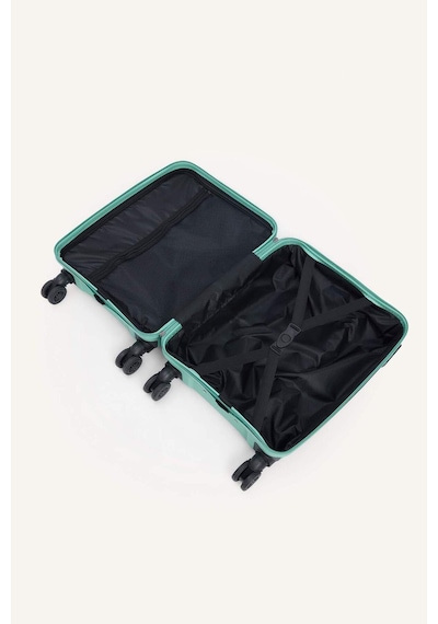 Defacto Unisex Sert Kapaklı Küçük Boy Valiz H2407axnstr513 Turkuaz-tr513
