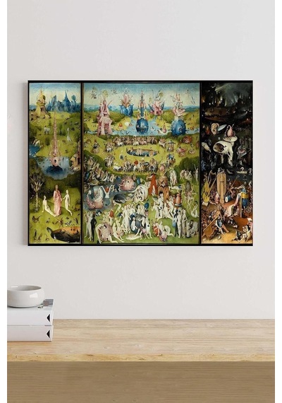 Dünyevi Zevkler - Hieronymus Sanatsal Kanvas Tablo 30 X 40