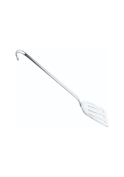 Servis Spatula Delikli No:2 36 Cm Gümüş