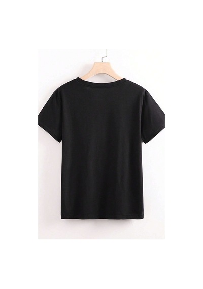 Unisex New York Baskılı Oversize Tshirt Siyah