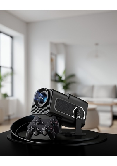 Taşınabilir Android Projektör Wi-fi Destekli Uczzzprojeksiyongameboxx3