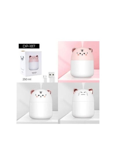 Kedi Tasarımlı Hava Nemlendirici Pembe