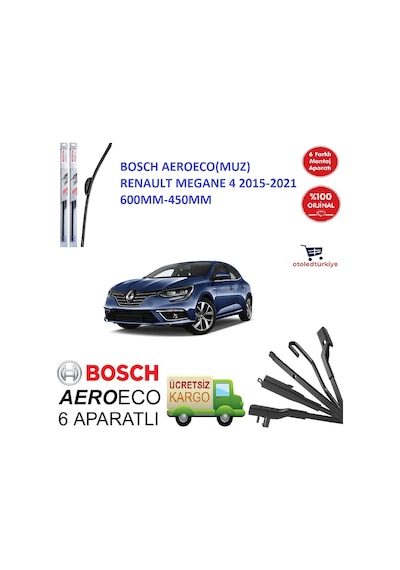 Renault Megane 4 Silecek 2015-2021 Bosch Aeroeco