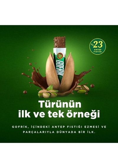 Kahve Dünyası Mini Gofrik Antep Fıstıklı Poşet Çikolata 125 G