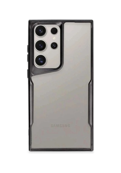 Samsung Galaxy S23 Ultra Kılıf Boyi Silikon Kapak - Siyah