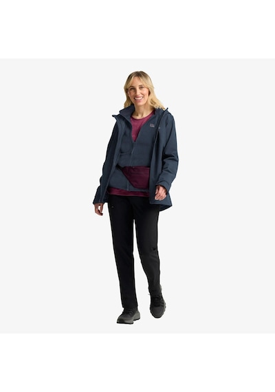 Jack Wolfskin Moonrise 3in1 Kadın Mont C-jac115621b30c04 Lacivert