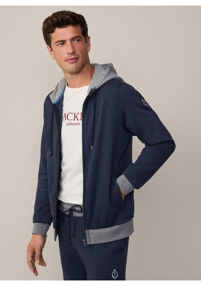 Hackett Koyu Lacivert Erkek Pamuklu Sweatshirt Hm581287