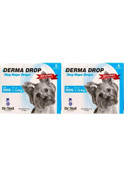 1 10 Kg Köpekler İçin Bitkisel Bakım Damlaları 5 X 1 Ml Şase 2 Kutu