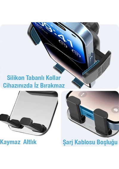 Ally Ml-217 Araç İçi Havalandırma Telefon Tutucu- 5775