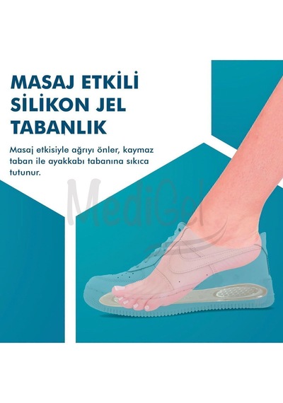 Medigel MG12 - Topuklu Ayakkabı Ve Babet Yapışkanlı Jel İç Tabanlık