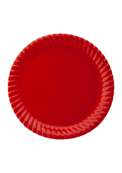 Kırmızı 16 Kişilik 96 Parça Kullan At Set Karton Tabak-karton Bardak-kağıt Peçete-plastik Çatal-bıçak Seti 1