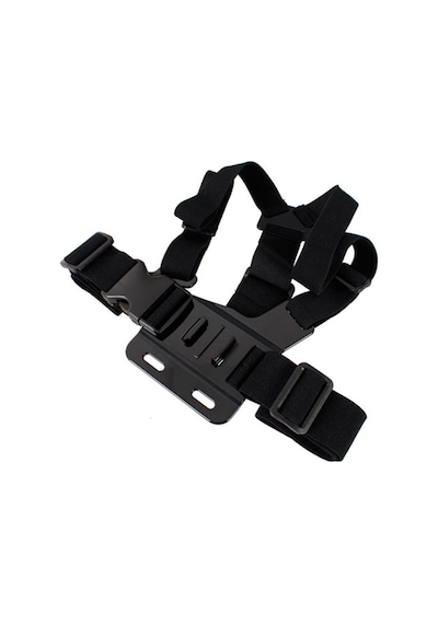 Tüm Aksiyon Kameralara Uyumlu Göğüs Bandı Askısı Chest Mount Siyah
