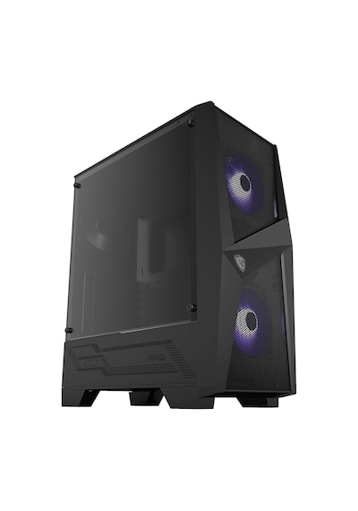 MSI MAG Forge 100M Temperli Cam 2x RGB 1x120 MM Fan ATX Bilgisayar Kasası