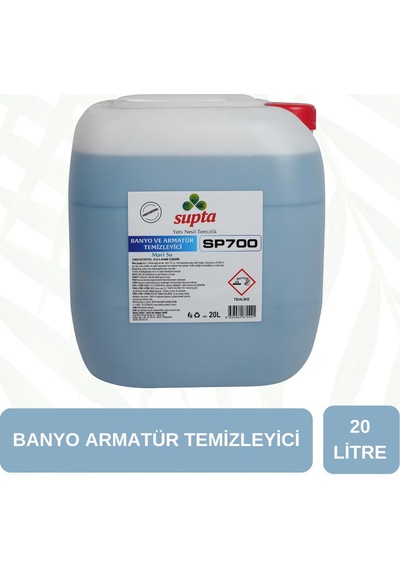 Supta Mavi Su Banyo Armatür Kireç Çözücü 20 L