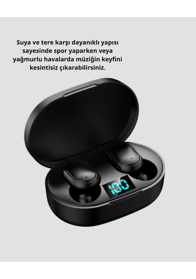 Kablosuz Bluetooth Kulaklık Gürültü Önleyici, Suya Dayanıklı, Mikrofonlu, Uzun Pil Ömürlü Çok Renkli