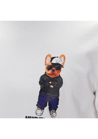 Bad Bear Hyper Bear Erkek Beyaz Tişört