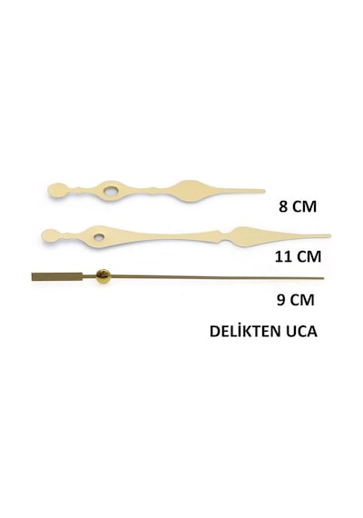 1 Adet Duvar Saati Mekanizması , Askılı , Şaft Uzunluğu 16 Mm ,