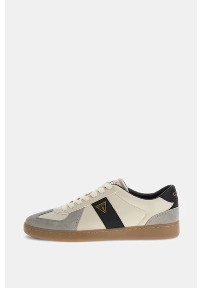Guess Dravos Deri Karışımlı Erkek Sneaker Ayakkabı Fmfdraell12 Bej