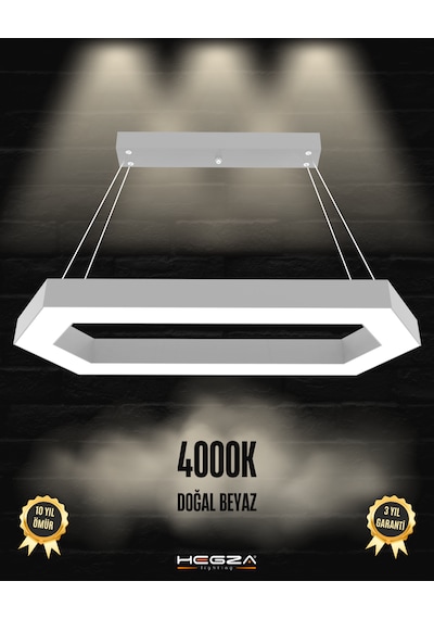 Joya Gri Kasa, Doğal Beyaz Işık Modern Sarkıt Led Avize GRİ RENK