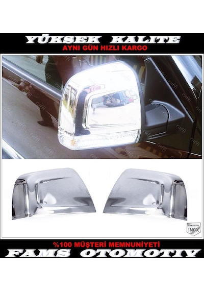 Fiat Doblo Krom Ayna Kapağı 2 Prç. 2010-2022 P. Çelik