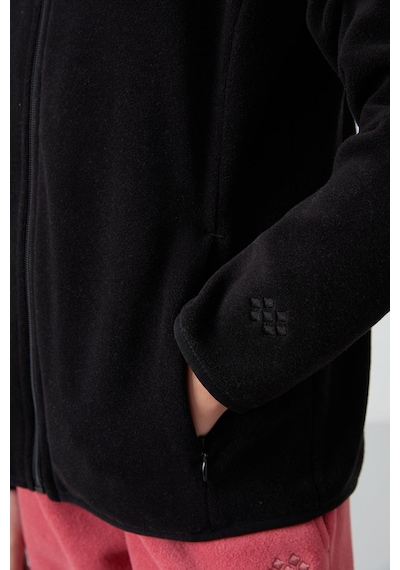 Standart Fit 2li Paket Siyah-gri Melanj Kız Çocuk Polar Sweatshirt - 75154 Siyah - Gri