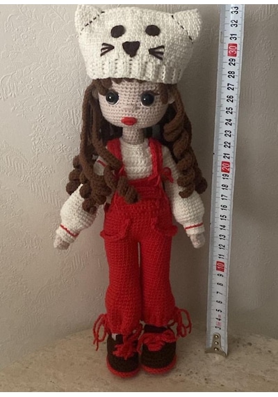 Amigurumi Bebek Örgü Kırmızı