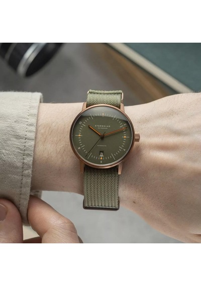 Sternglas Naos S02-na35-fı05 Otomatik Erkek Kol Saati Bronz