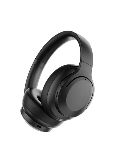 Maks Technology Lp-hd002 Ayarlanabilir Anc Aktif Gürültü Önleyicili Kulak Üstü Bluetooth Kulaklık - Siyah