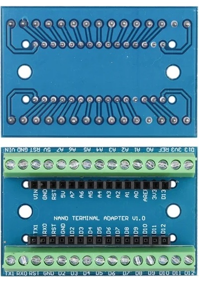 Arduino Nano Terminal Adapter V1.0 Klemens Genişletme Modülü