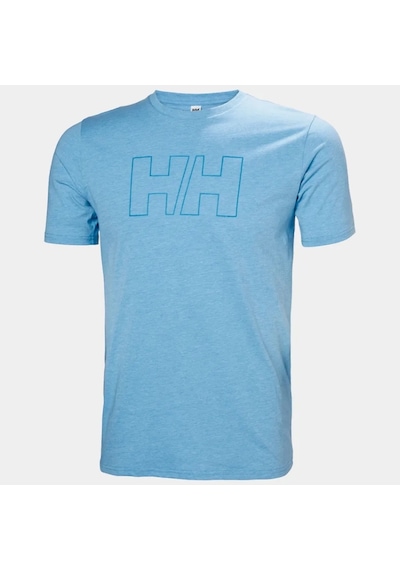Helly Hansen Hh Tech Logo Erkek Kısa Kollu T-shirt Hha.63165.hha645 Mavi