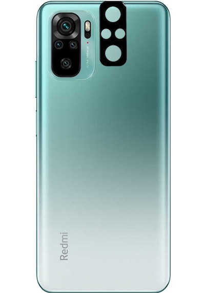 Xiaomi Redmi Note 10 Zore 3D Kamera Camı Siyah