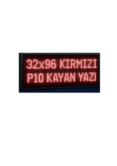 Ledgrafik 32 X 96 Kırmızı Led Tabela Çift Taraflı