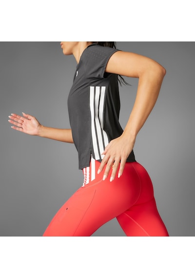 Adidas Jf3480 Adızero Tee W Kadın T-shirt Siyah