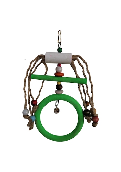 Hlı İpli Boncuklu Kuş Oyuncağı 10 / 20 Cm