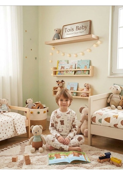 Tois Baby Erkek Çocuk Pijama Takımı Beyaz