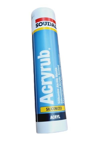 Soudal Silikonize Mastik 500 Gr .gri 2 Adet Gri