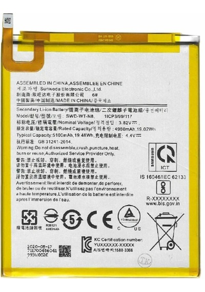 Samsung Galaxy Tab A7 Lite Sm-t220 Uyumlu Batarya Pil