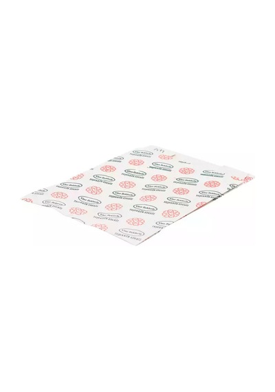 12x22 Cm Lvc Kuşe Kese Kağıdı Desenli Beyaz 10 Kg