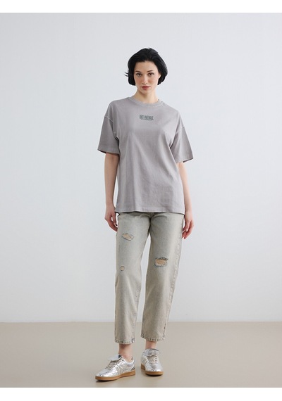 Lcw Jeans İndigo Boyfriend Kadın Jean Pantolon
