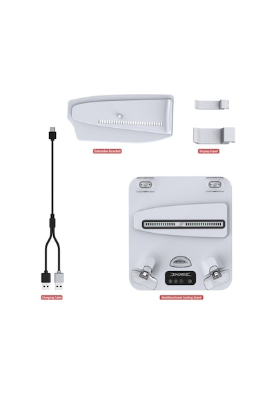 Tp5-3550 Ps5 Disk Dijital/ps5 Slim Disk Ve Ps Vr2 Uyumlu Multifonksiyonel Şarj Standı