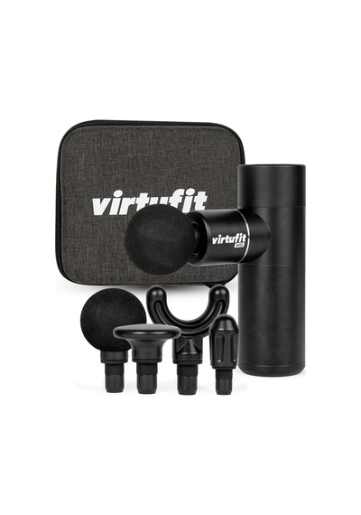 Virtufit M1s Mini Masaj Tabancası - 4 Aparat - Şarj Edilebilir - Kas Masajı - Kablosuz - Saklama Kutusu Dahil - Profesyonel