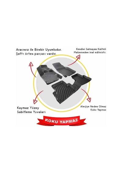 Toyota Hilux 3d Havuzlu Paspas 2004-2015 Arası Rizline