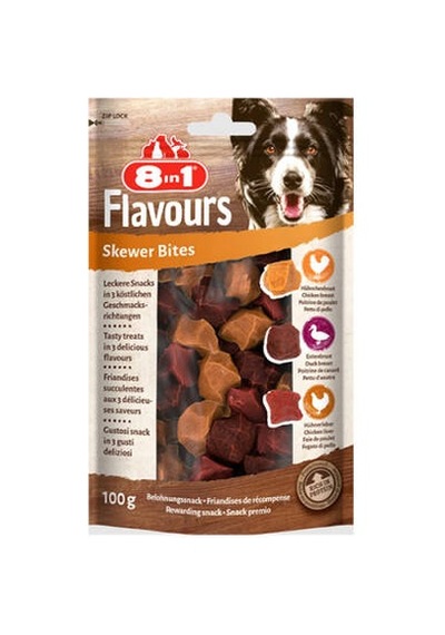 Northcity Flavours Skewer Bites Kuşbaşı Dilimli Çiğneme Köpek Ödülü 100 Gr Lezzetli Ve Sağlıklı Taze Çiğneme Alternatifi